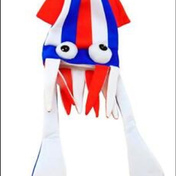 4Th Of July Squid Hat Fun Silly 14” H Patriotic - Picture 2 of 3